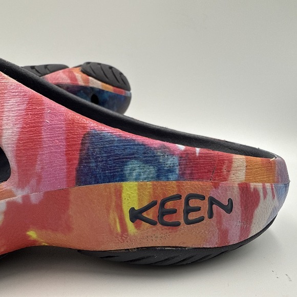 KEEN Women's Yogui Arts Garcia New York at Night Tie Dye Clogs Mules Size 6 - Picture 11 of 14